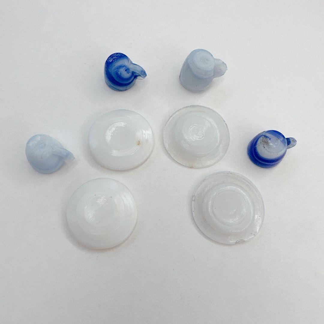 希少 ぺろぺろ ペロペロガラス カップ 骨董 当時物 大正 昭和 レトロ ⑤