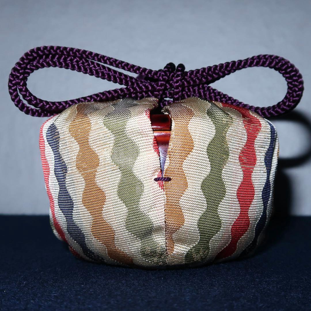 【茶道具】助田宗明作　老松割蓋茶入