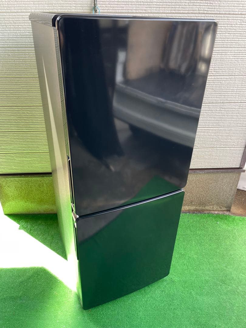 811 ハイアール 148L おしゃれブラック2ドア冷蔵庫 一人暮らし 単身