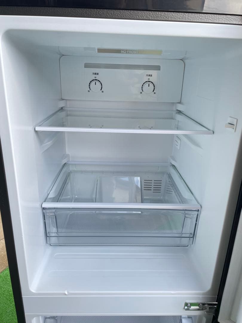 811 ハイアール 148L おしゃれブラック2ドア冷蔵庫 一人暮らし 単身