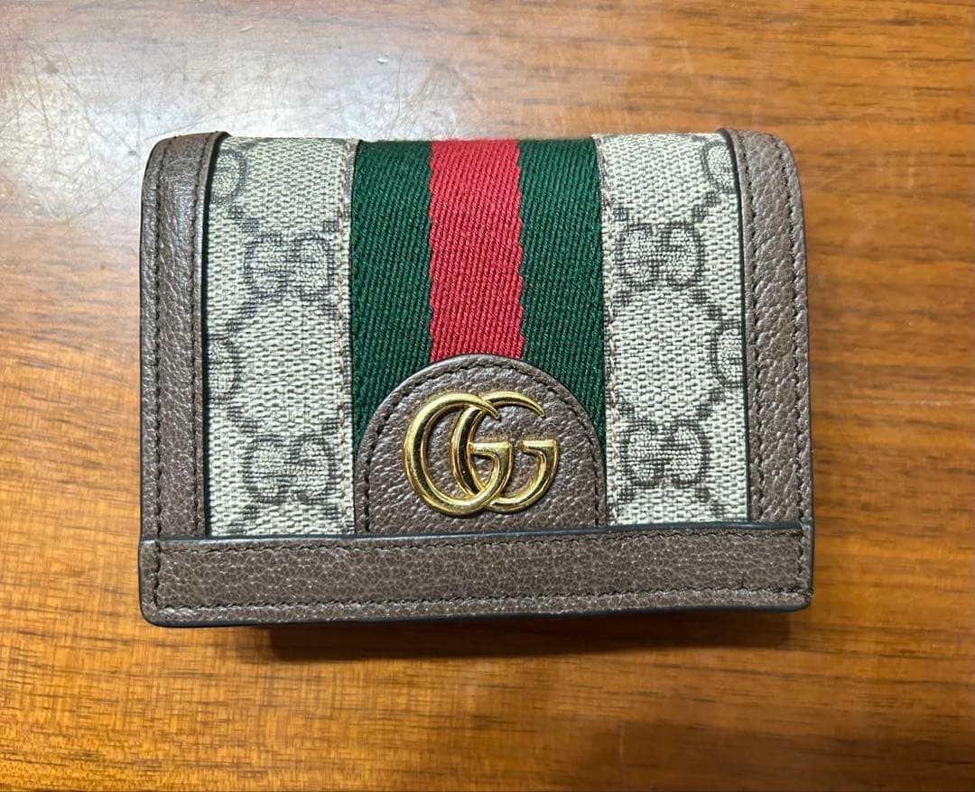 GUCCI 二つ折り財布 GGマーモント GGスプリーム