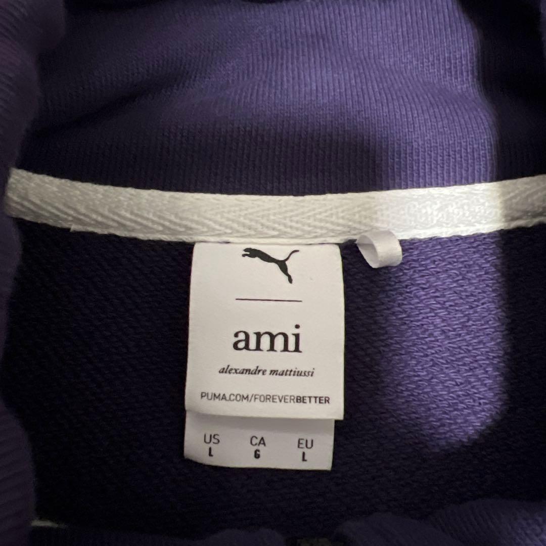 PUMA × AMI/プーマ×アミ HALF‐ZIP Lサイズ
