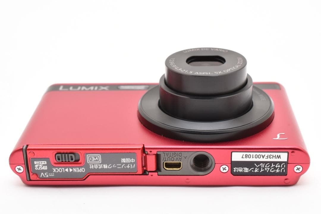 【美品】Panasonic LUMIX DMC-XS1 レッド　動作確認済