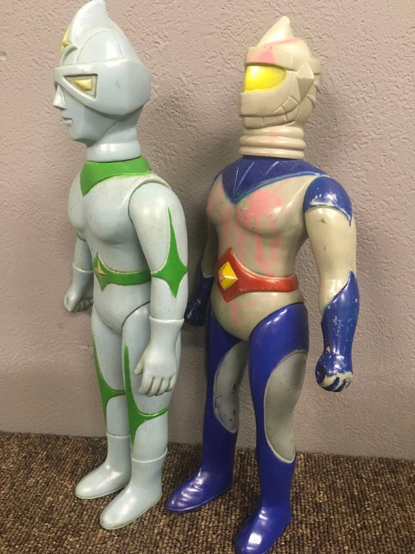 ミラーマンソフビ　ブルマァク　パイロット版　2体セットおまけ付き