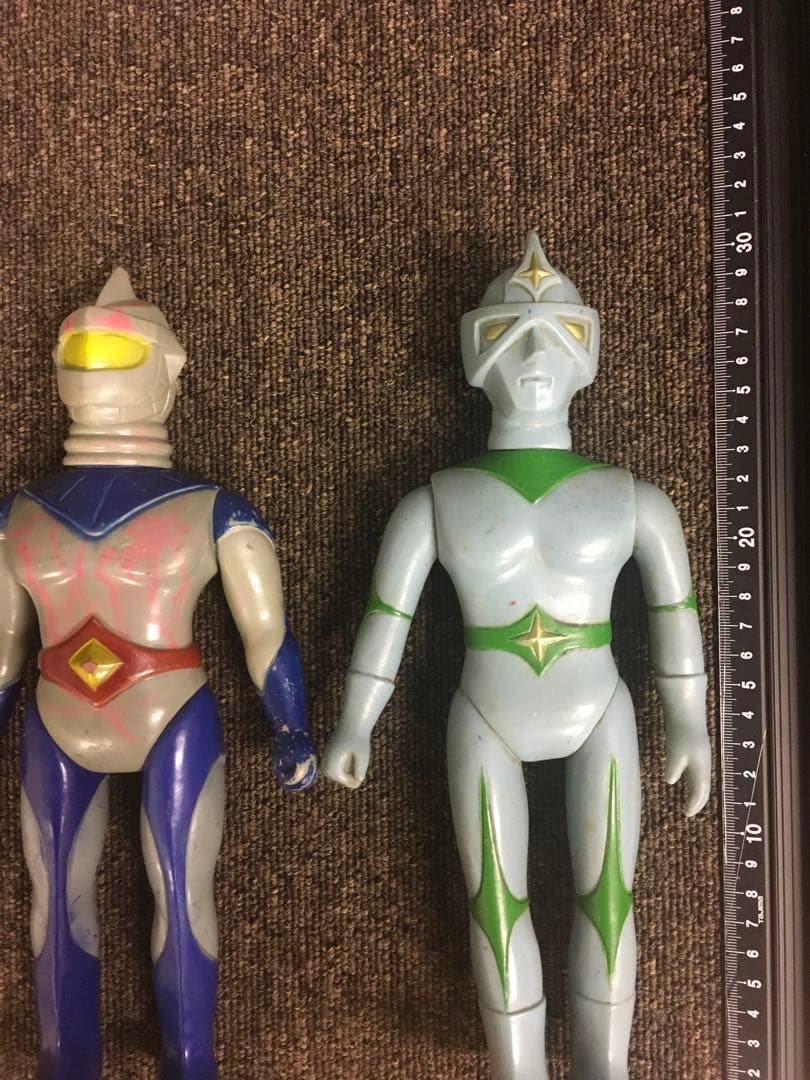 ミラーマンソフビ　ブルマァク　パイロット版　2体セットおまけ付き