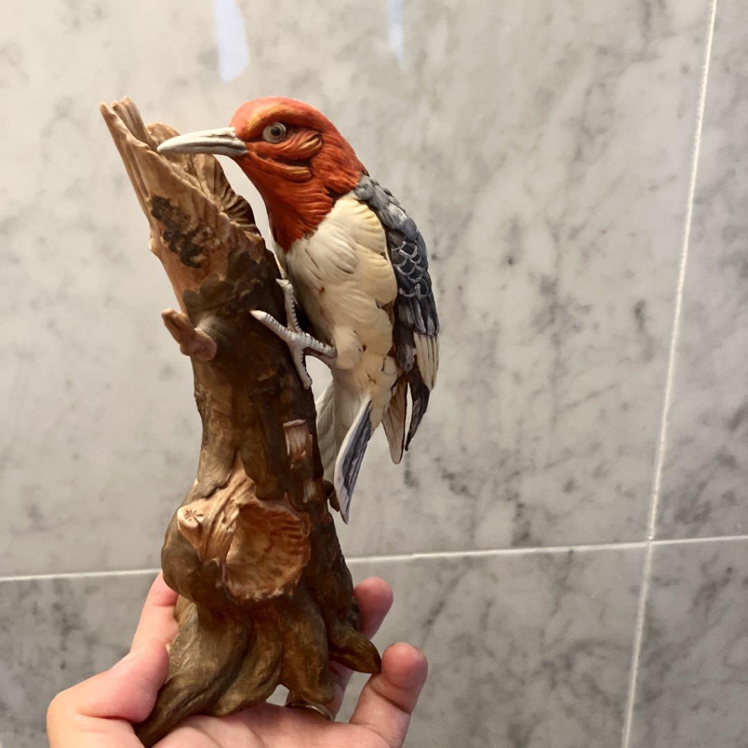 欧米70年代ヴィンテージ希少なGOTO美しく凛々しい瞳で精巧に作られた鳥の陶器