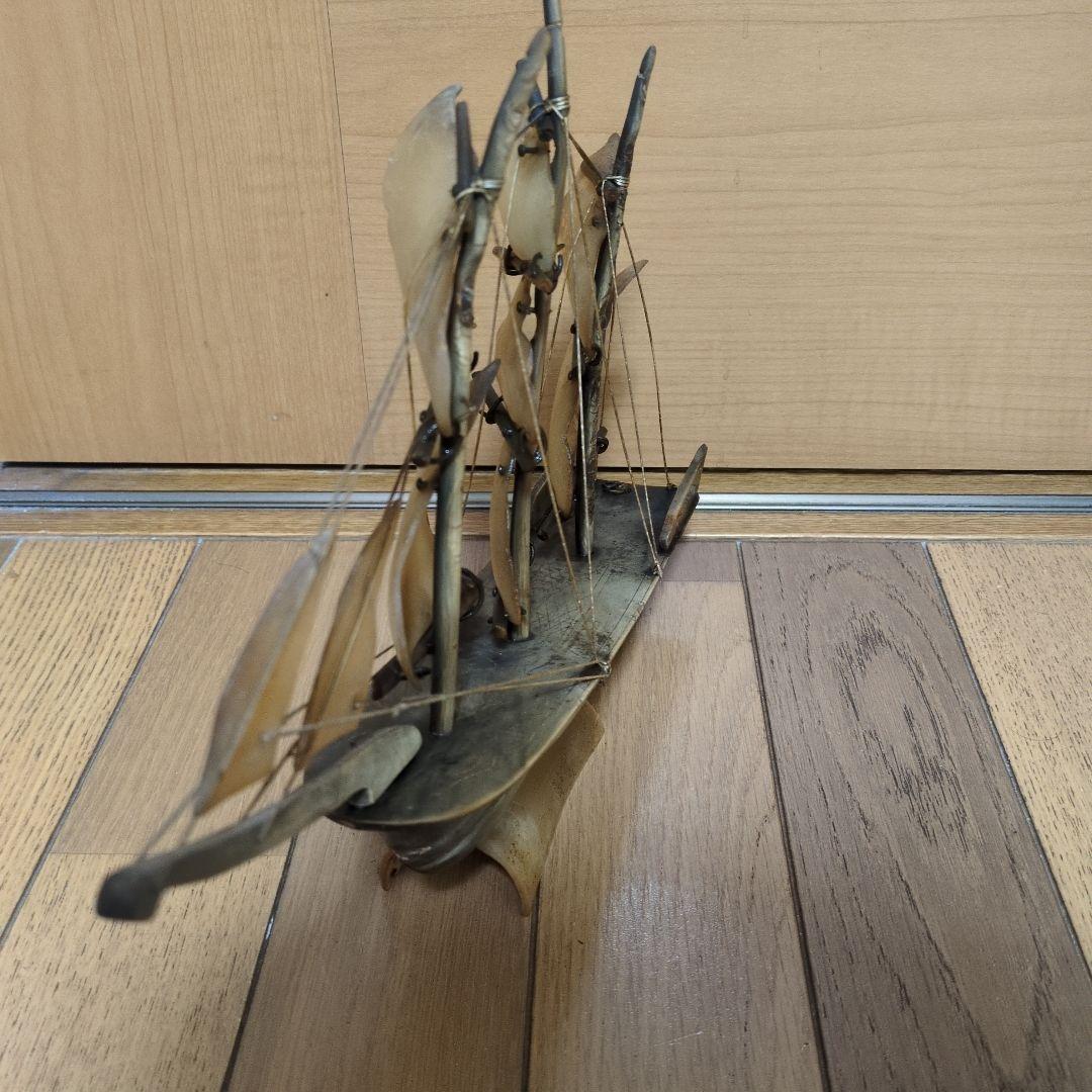 水牛の骨　帆船模型　ヴィンテージ物