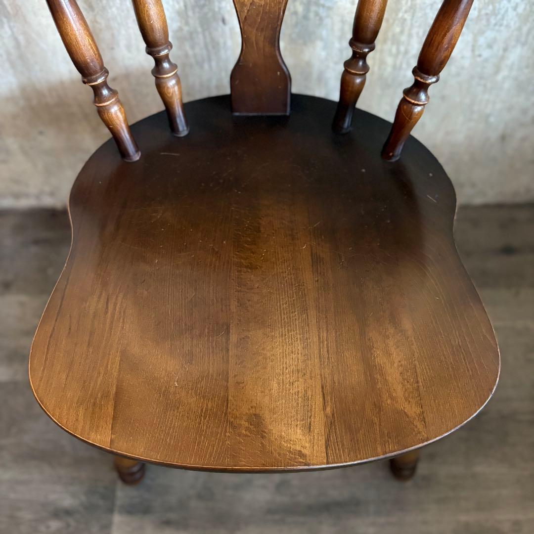 飛騨キツツキ　ウィンザーチェア　スピンドル　ボウバック