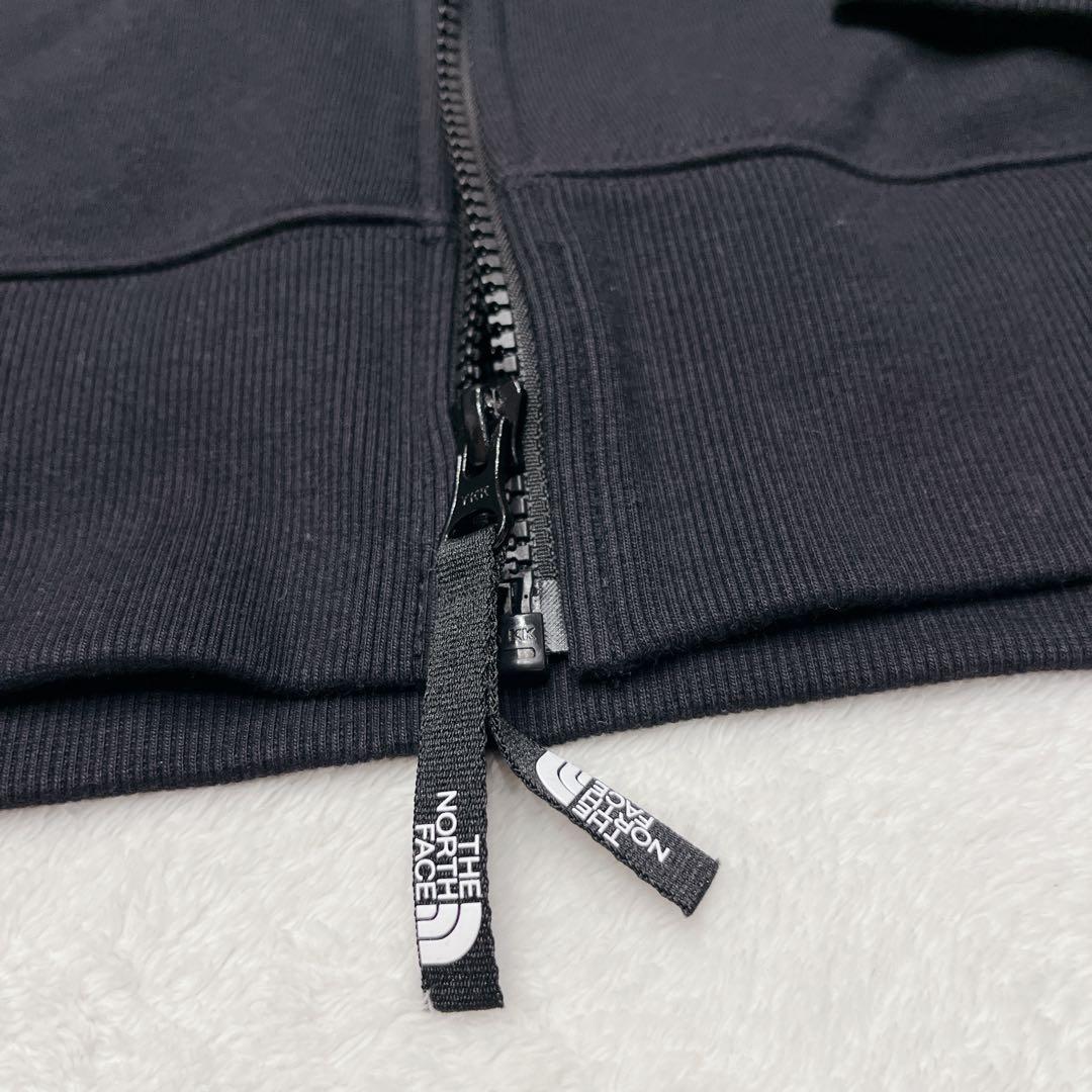 新品タグ付き ノースフェイス リアビューフルジップフーディ NT12442 黒