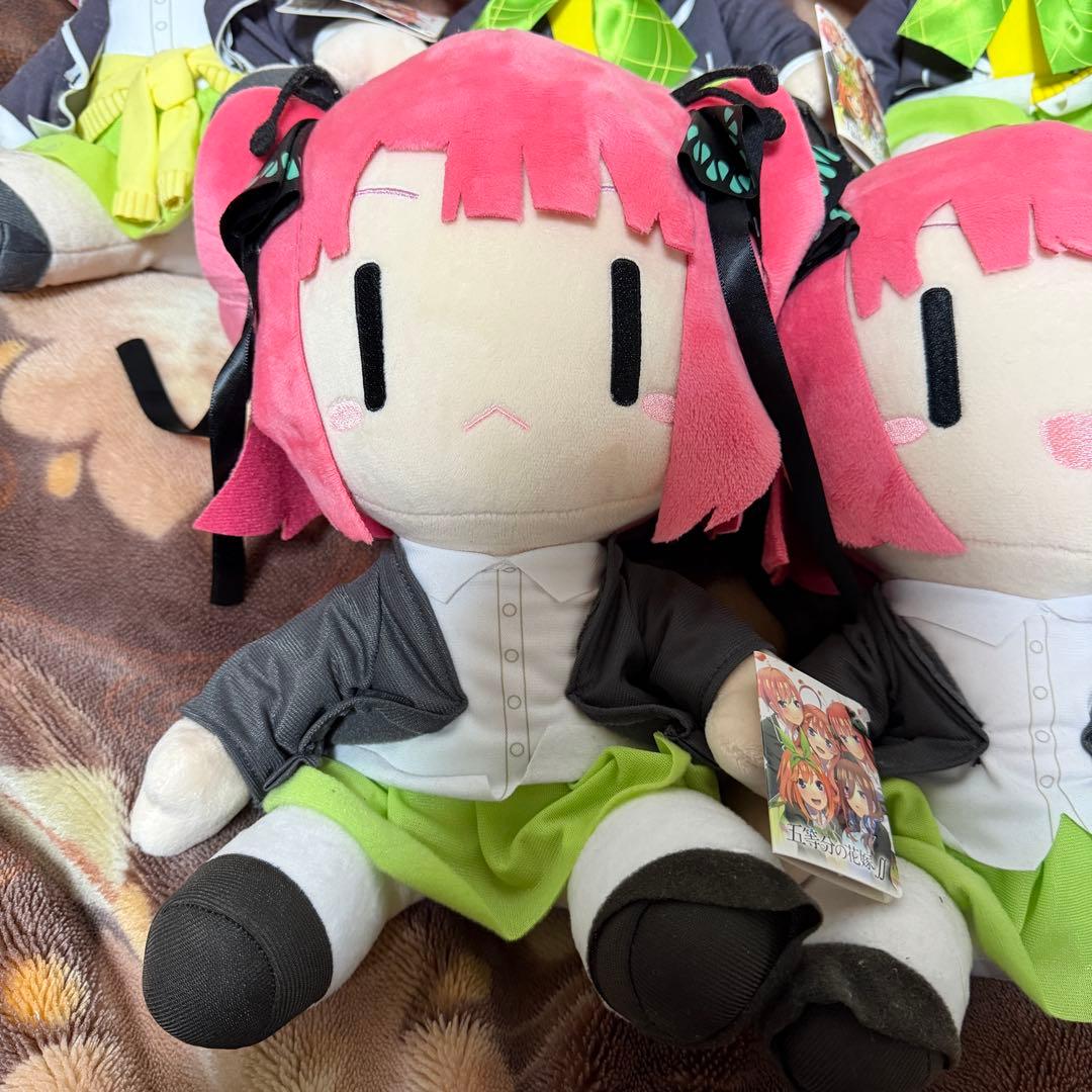 五等分の花嫁 BIGぬいぐるみ タグ付き 未使用 未開封品有