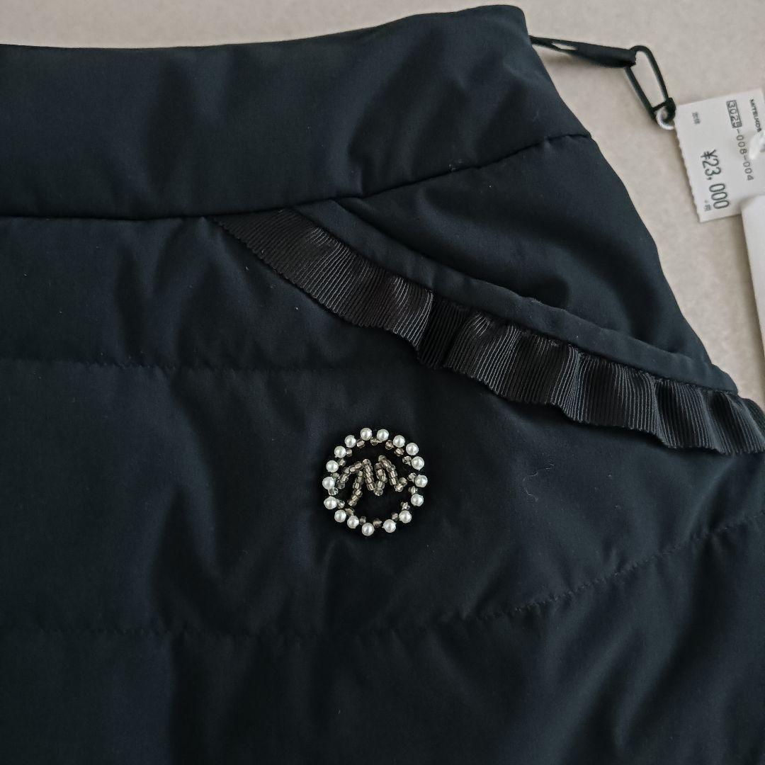 【新品タグ付き】M'S GRACY　ダウンスカート 38 ブラック