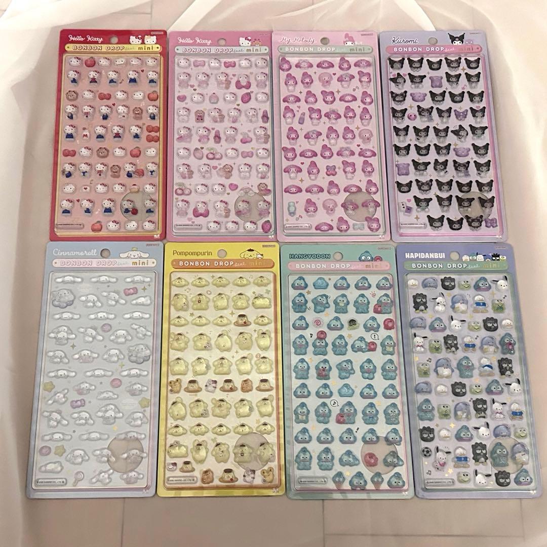 ミサミサ✩ボンボンドロップシールサンリオmini コンプリートセット正規品