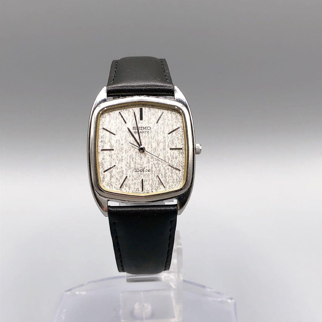 SEIKO Dolce クォーツ 腕時計 6030-5250 スクエア シルバー