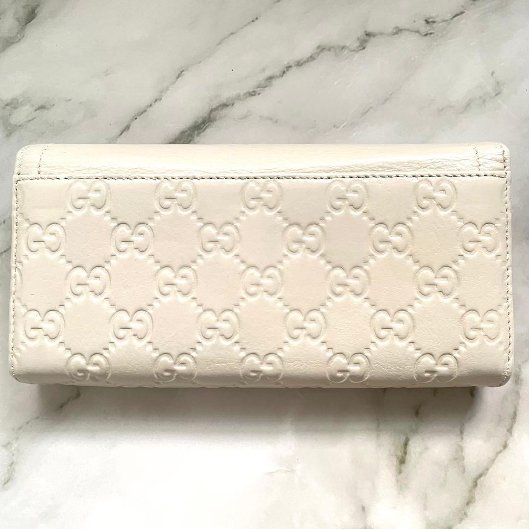 GUCCI グッチ　長財布　ホースビット　美品　2つ折り財布　0113-⑦