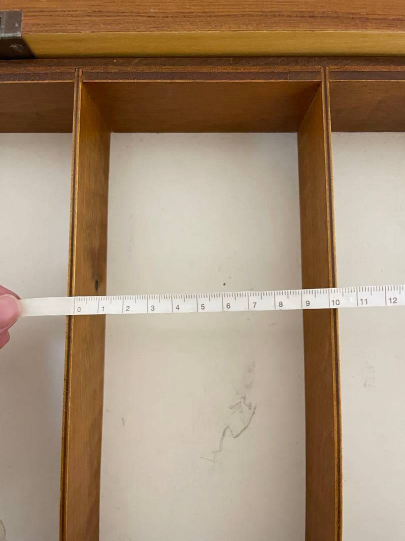 vintage euro　チーク サイドテーブル　ソーイングテーブル　チェスト