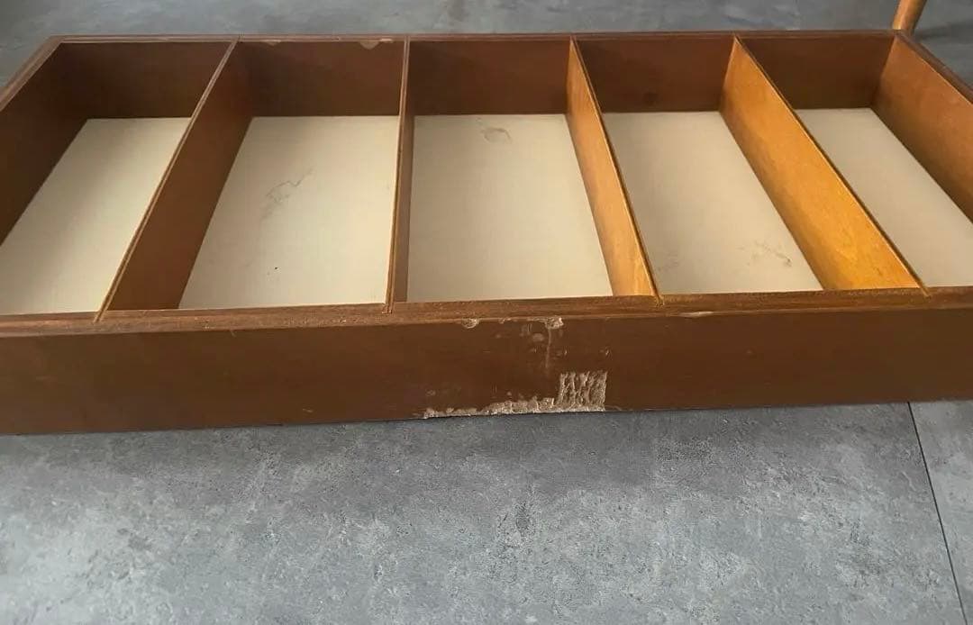 vintage euro　チーク サイドテーブル　ソーイングテーブル　チェスト