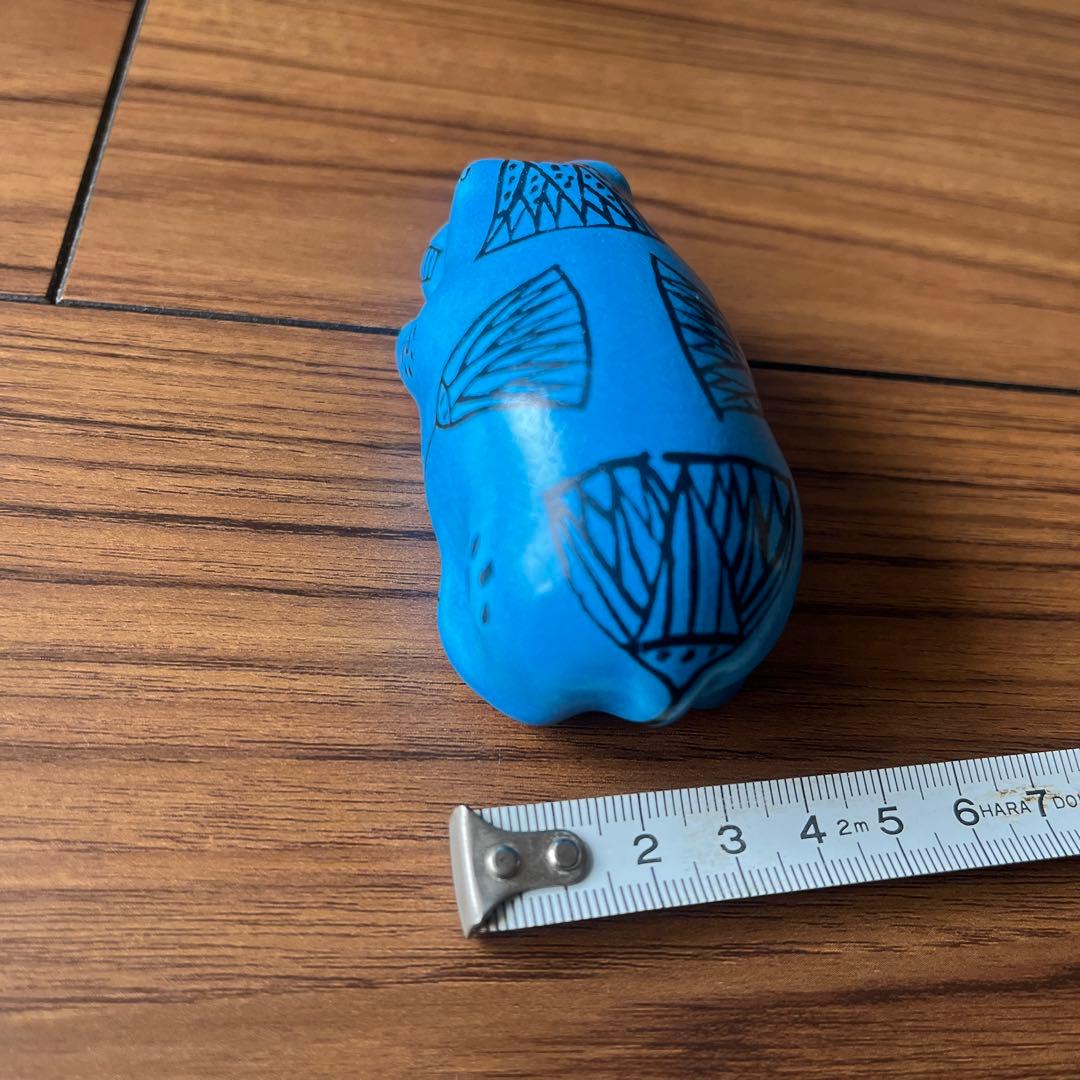 青いカバ　メトロポリタン美術館　エジプト埋蔵レプリカ