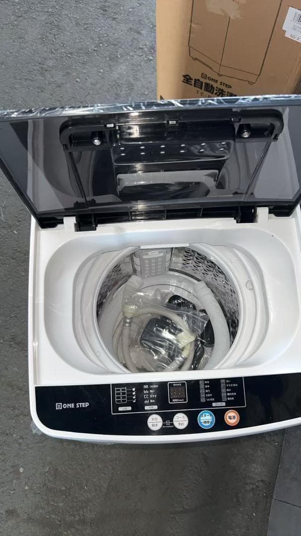 未使用中古美品 全自動洗濯機 3.2kg 縦型洗濯機 乾燥機能 小型 ホワイト