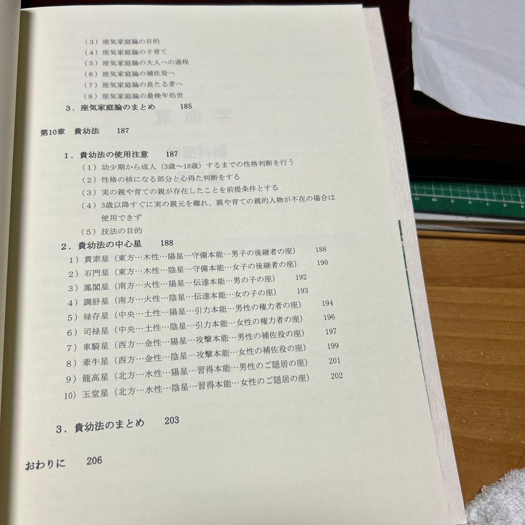 算命学　師範科編第二巻　伝習院　野島和信