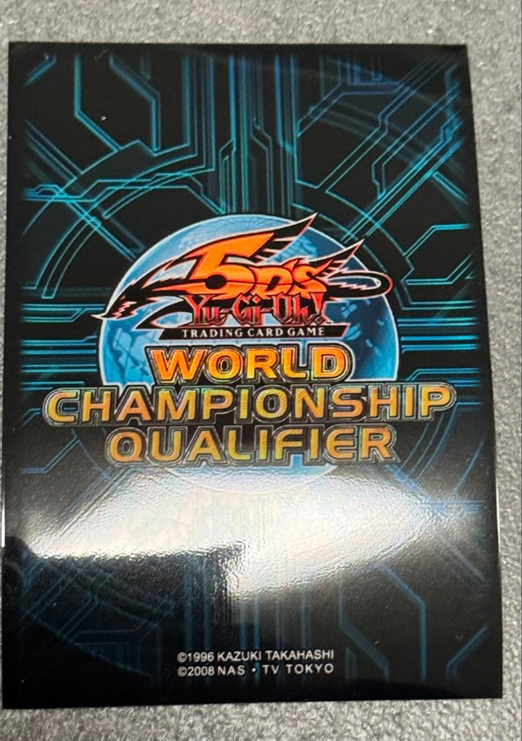 遊戯王　公式　WCQ2010 青　スリーブ 40枚　美品
