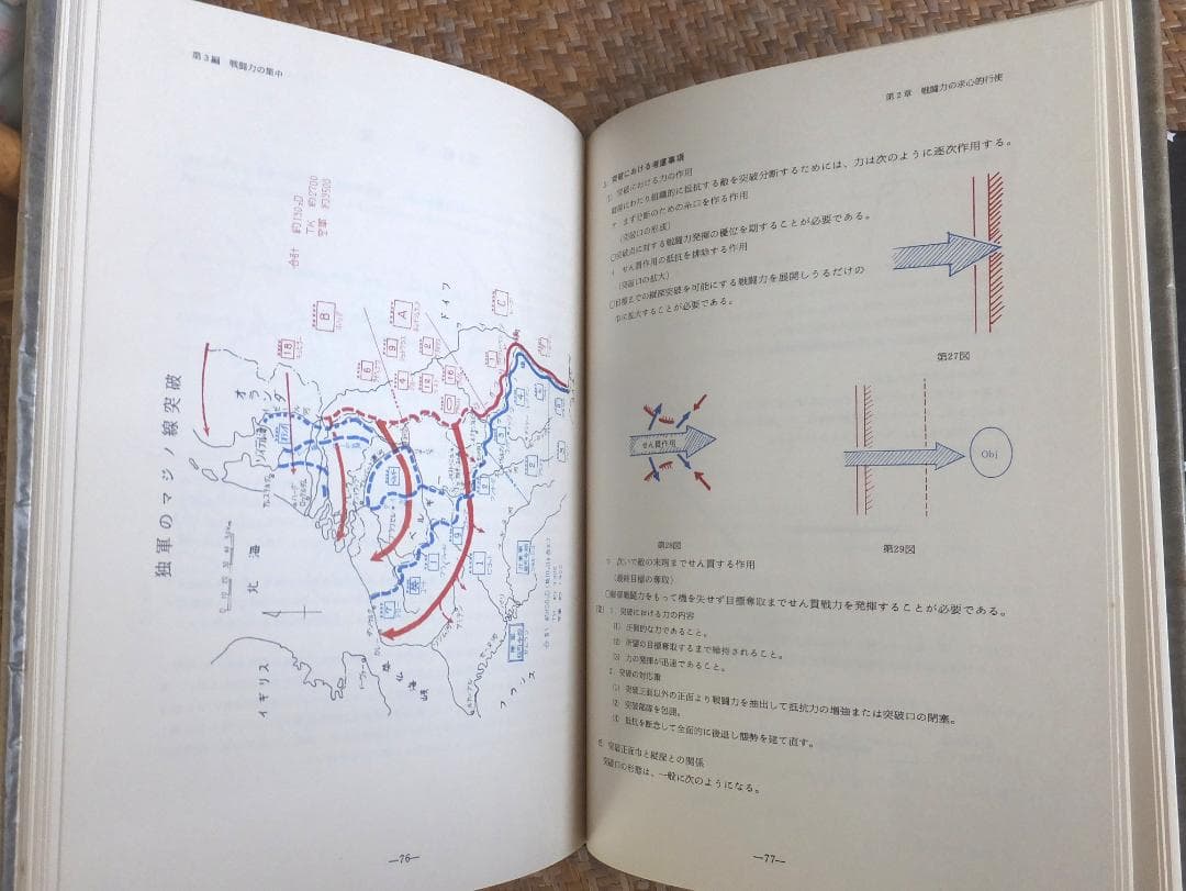 戦理入門　陸上自衛隊幹部学校修親会 編著　1970年増補改訂版 田中書店