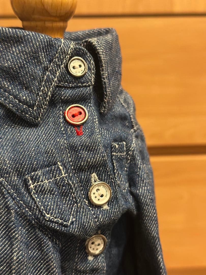 アトリエgg ビンテージ風　デニムワンピース