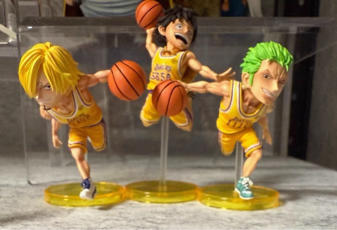 ワンピース　YZ Studio ルフィ・サンジ・ゾロ　フィギュア　ワーコレ