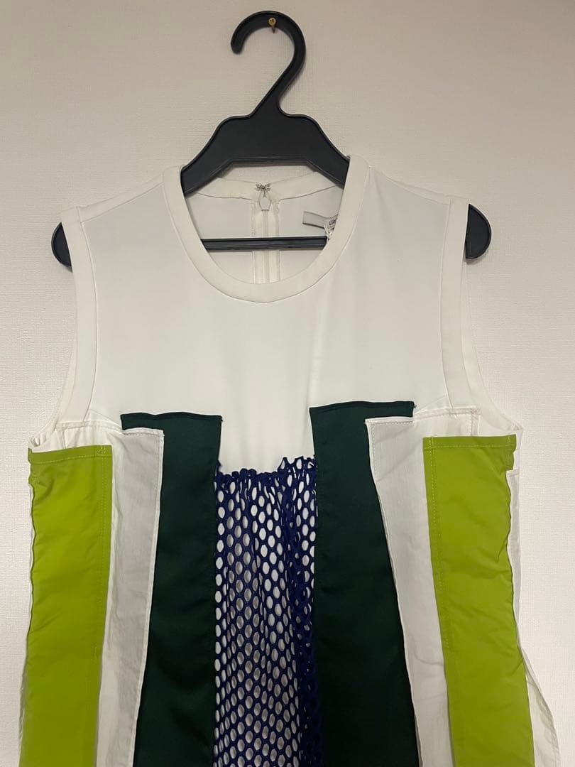 ファブリックミックスタンクトップ