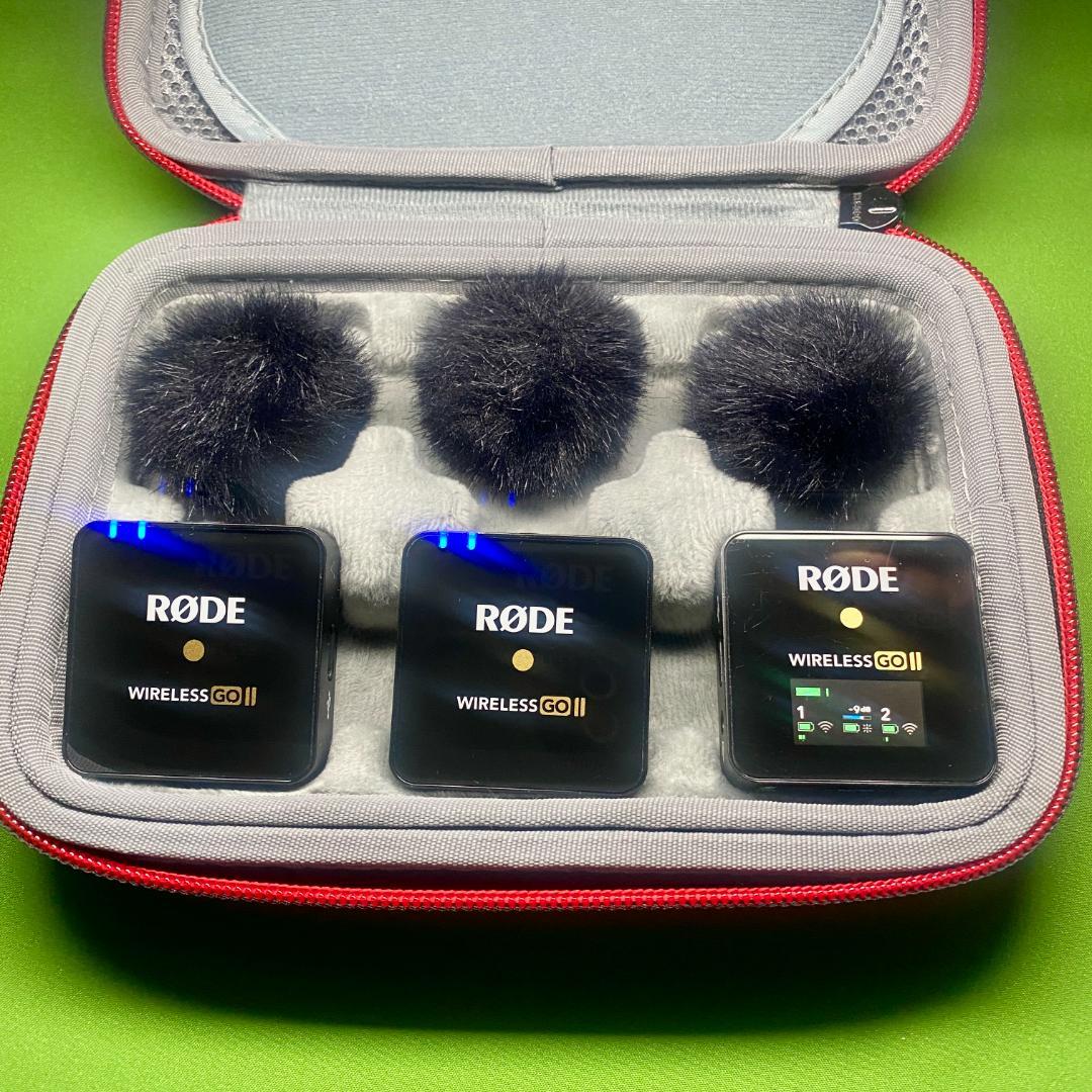 【ほぼ新品✨】RØDE WIRELESS GO II 3個セット ケース付き