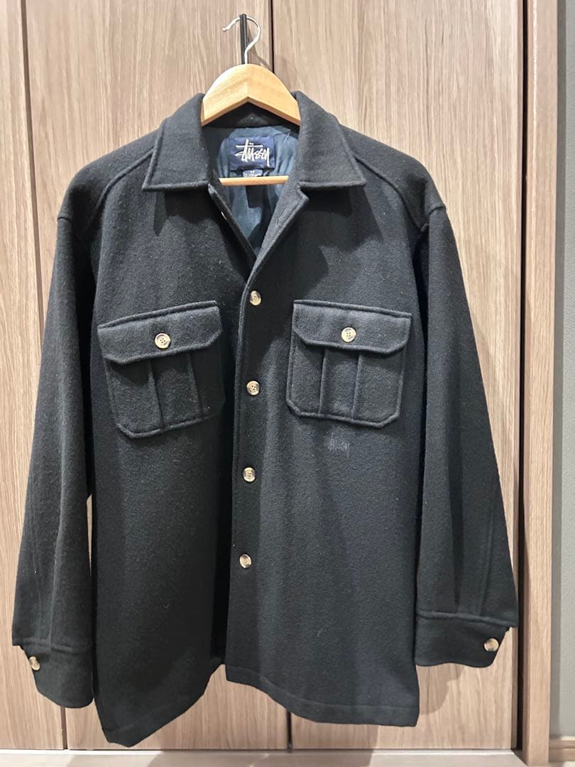 【最終セール】 90s OLD STUSSY、CPOジャケット、Mサイズ