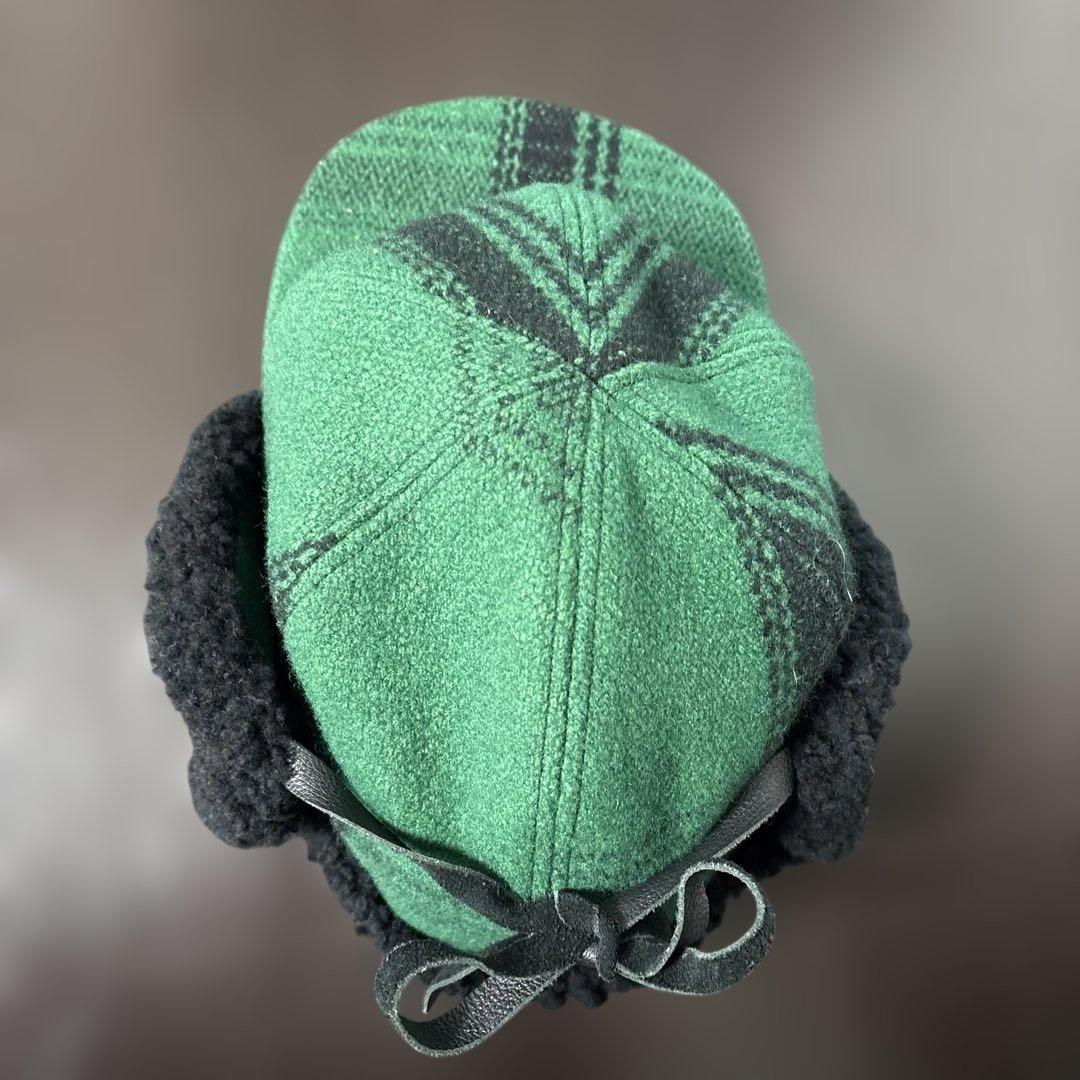 鬼*丸様 ラルフローレン ボアキャップ ウール100% カナダ製