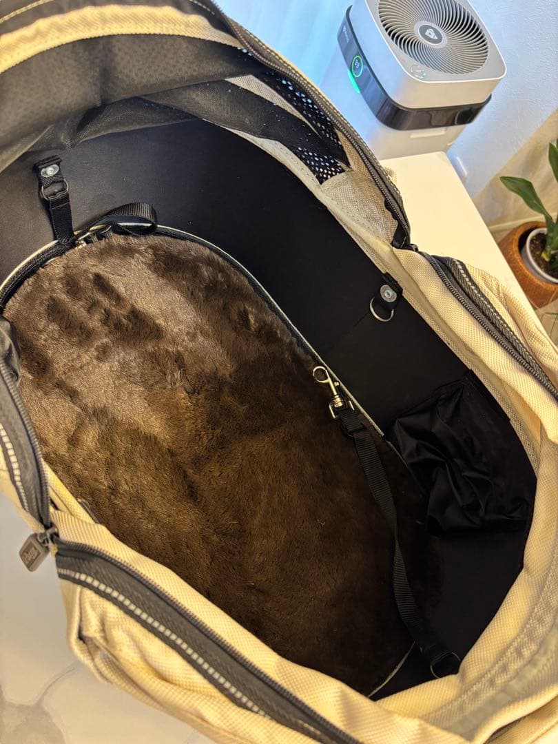 AirBuggy ペットカート コットのみ　アイボリー　オーガナイザー付き