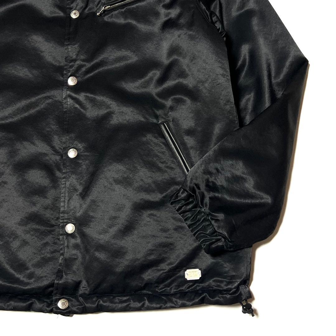 CRIMIE リバーシブルコーチジャケット レオパード サテン M