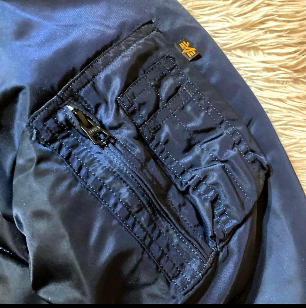 ALPHA INDUSTRIES ネイビー ジャケット L