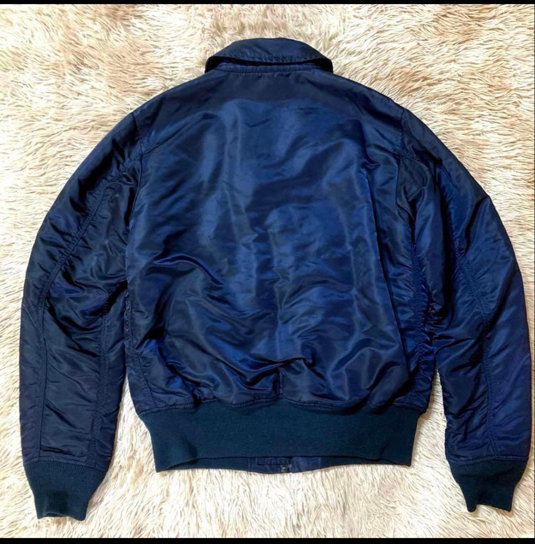 ALPHA INDUSTRIES ネイビー ジャケット L