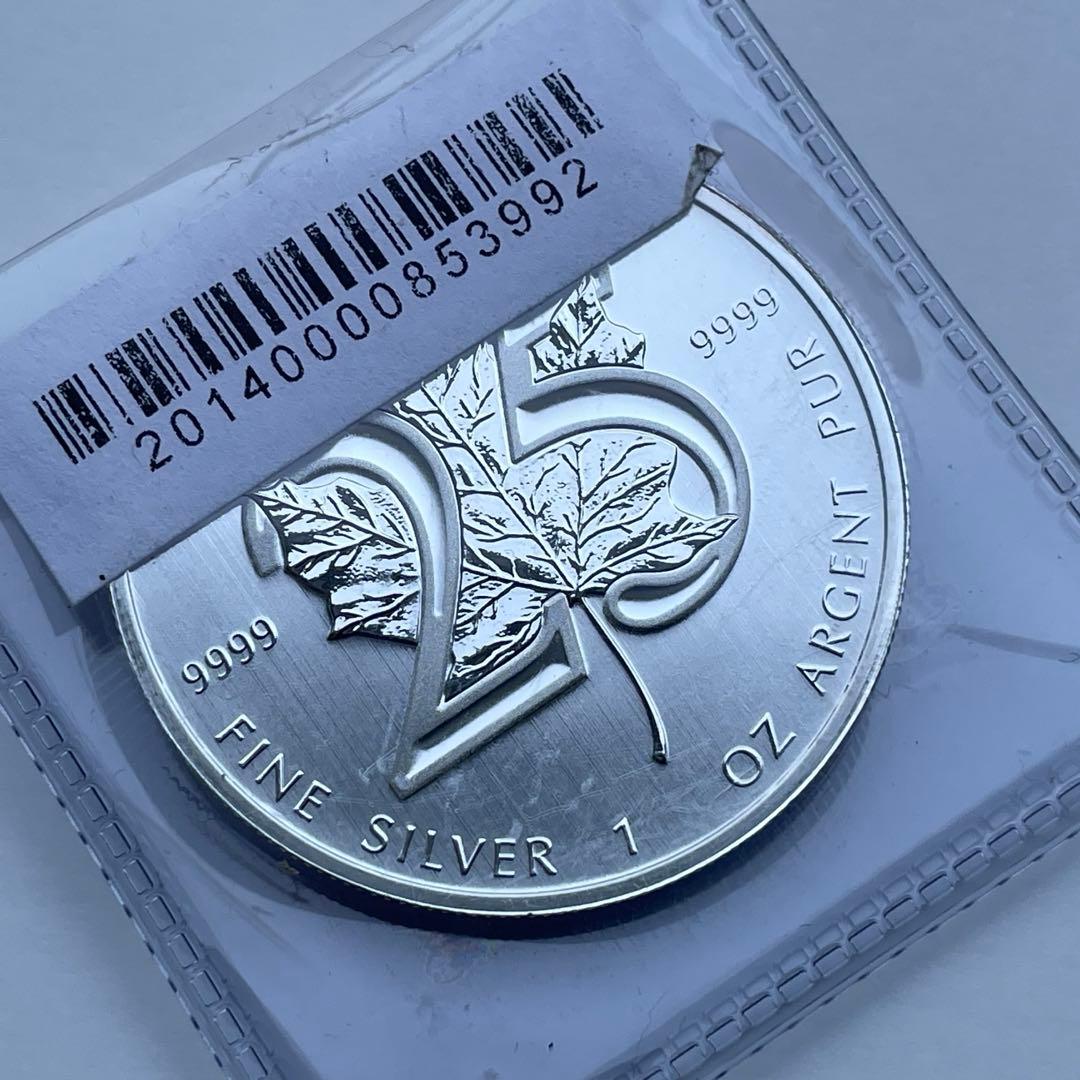 コレクション  1 OZ 25 ANNIVERSARY SILVER MAPLE