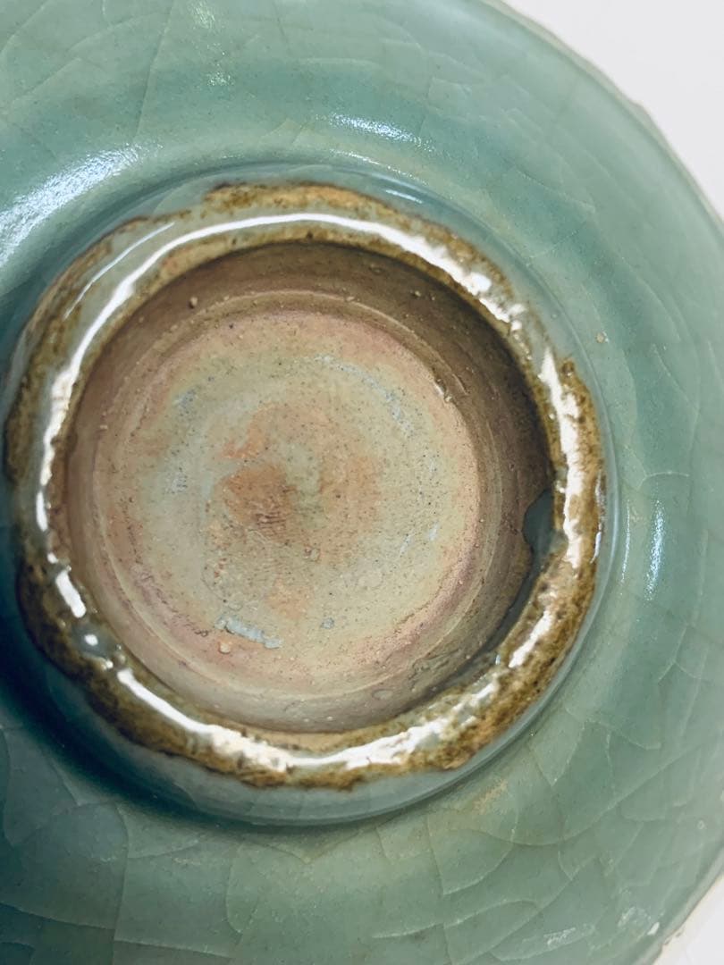 中国明時代竜泉窯青磁お皿