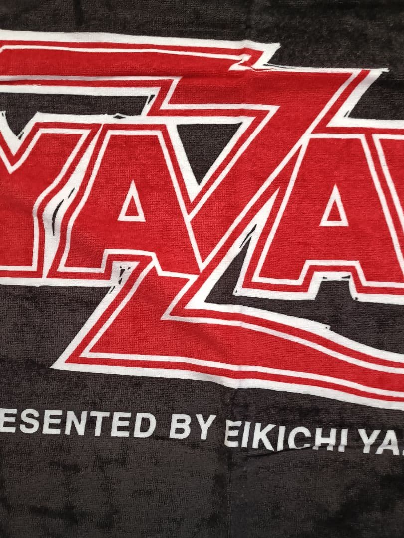 【新品未使用】矢沢永吉　スペシャルビーチタオル　SBT（ツバサ　アカロゴ）黒赤