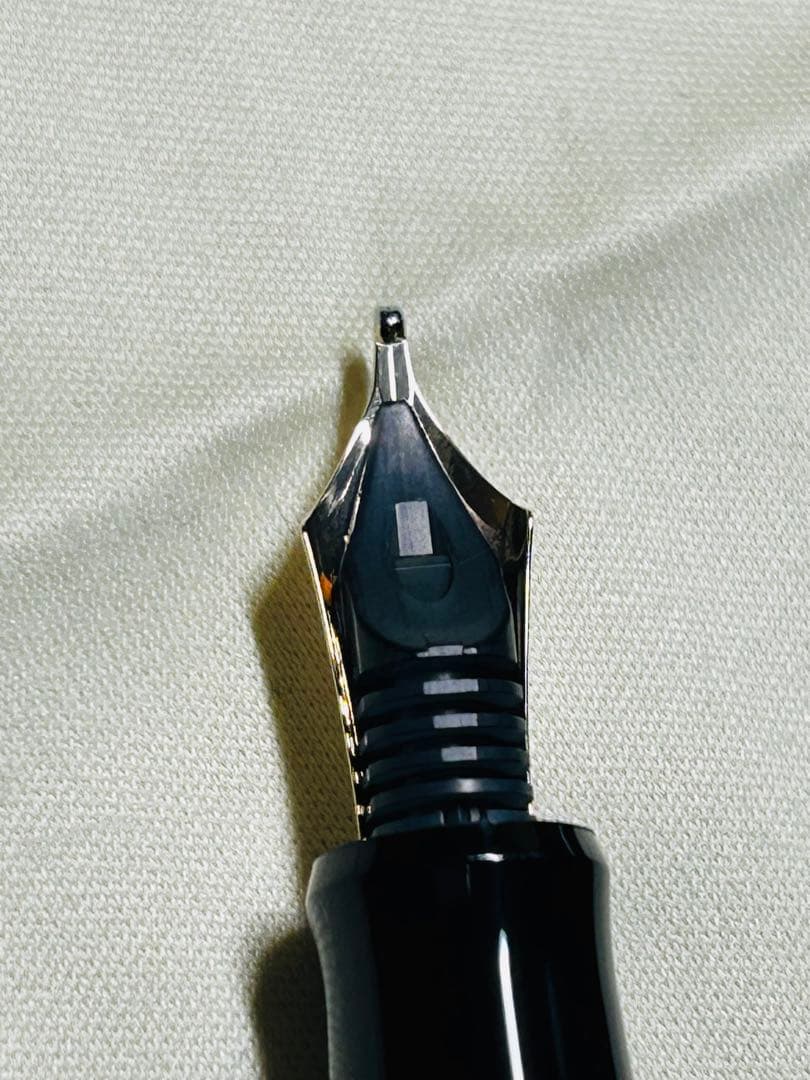 【希少】PILOT CUSTOM 74 ブラック万年筆 14K BB極太字