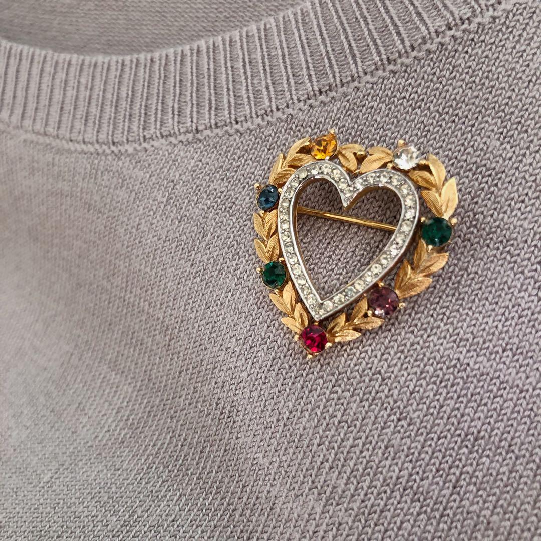 トリファリ　Dearestブローチ　コスチュームジュエリー