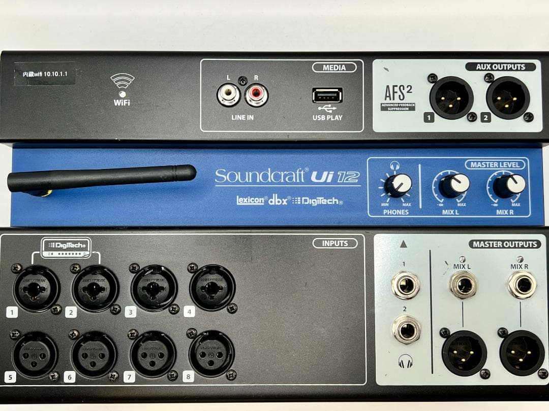 Soundcraft サウンドクラフト Ui12 デジタルミキサー