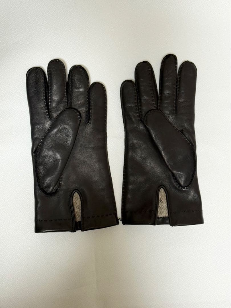 DENTS デンツ　レザー　カシミヤライニング　手袋　グローブ　ブラック　8