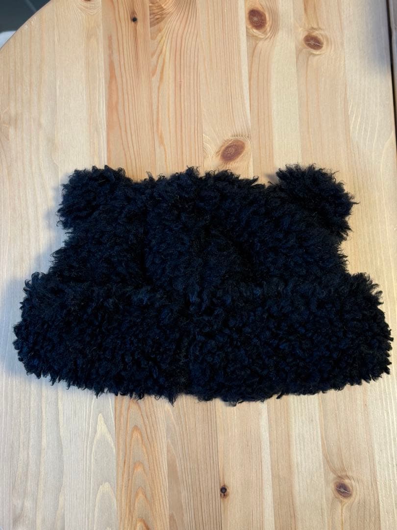 BASICKS Bear Beanie ブラック サイズS