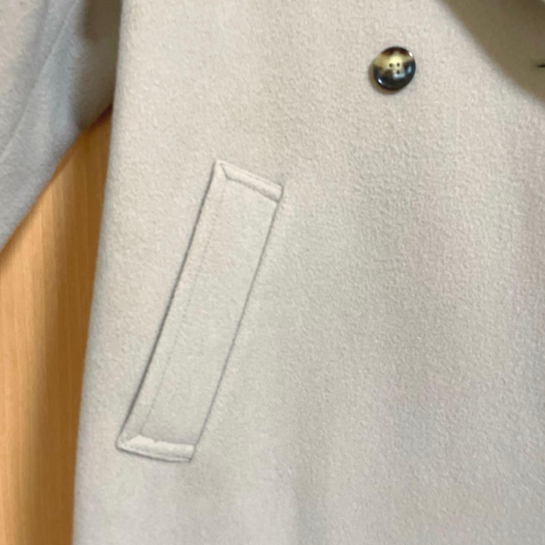 ☆ランラン☆スローブイエナ　ダブルフェイス　ウールチェスターコート　36