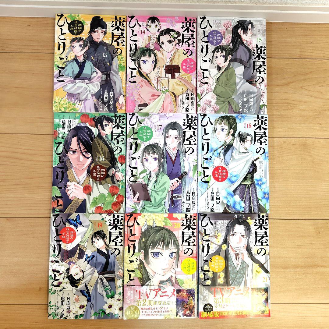 【全巻セット】薬屋のひとりごと～猫猫の後宮謎解き手帳～ 1-21巻