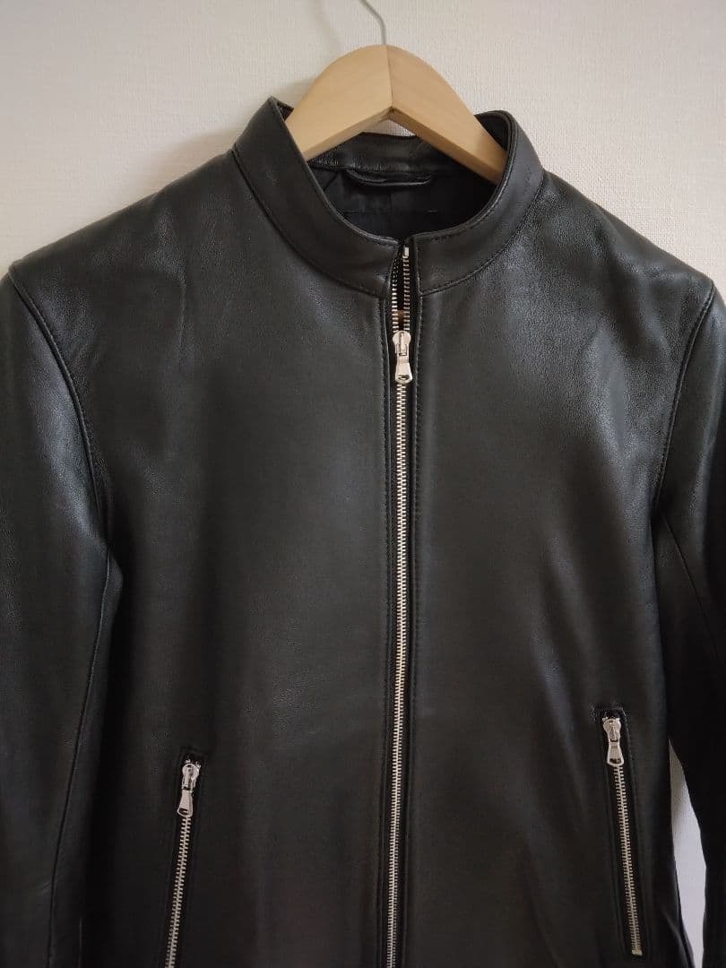 green label relaxing シープレザージャケット