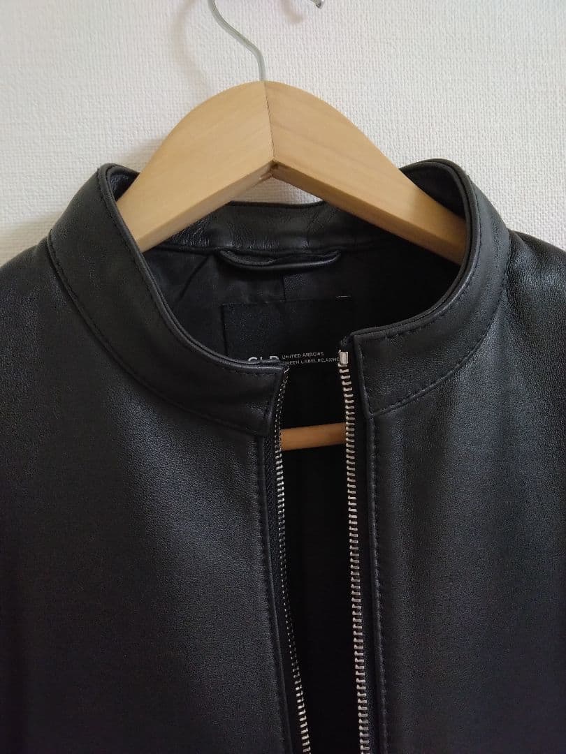 green label relaxing シープレザージャケット