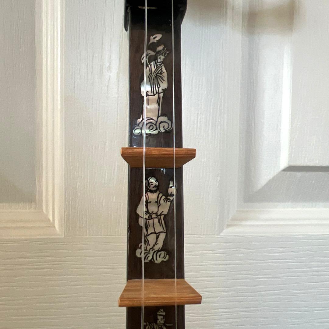 ダン・セン　ベトナム２弦琴　民族楽器 弦楽器　馬頭琴　螺鈿　工芸品　希少