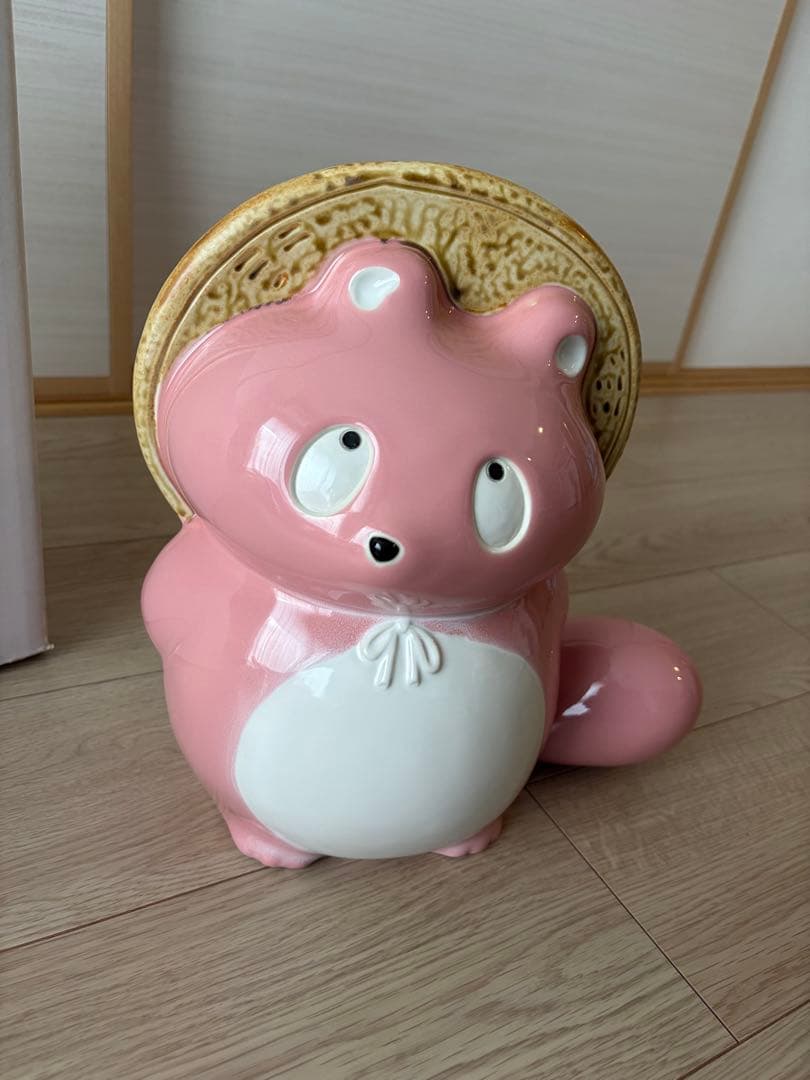 ぼんやり子だぬき ピンク 桜 桃色 さくら