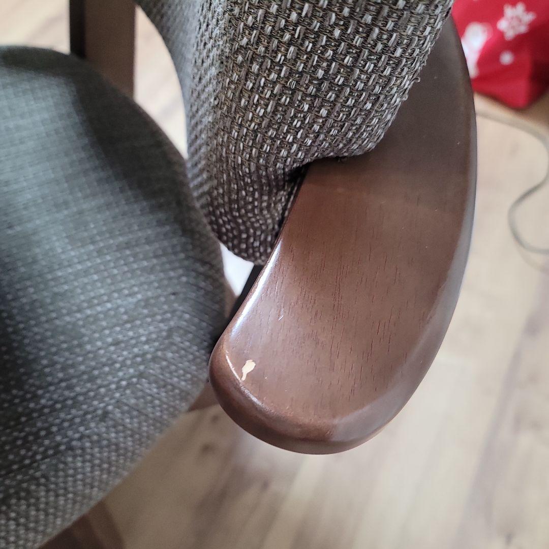 東京インテリア　円形ダイニングテーブル　椅子セット　ブラウン